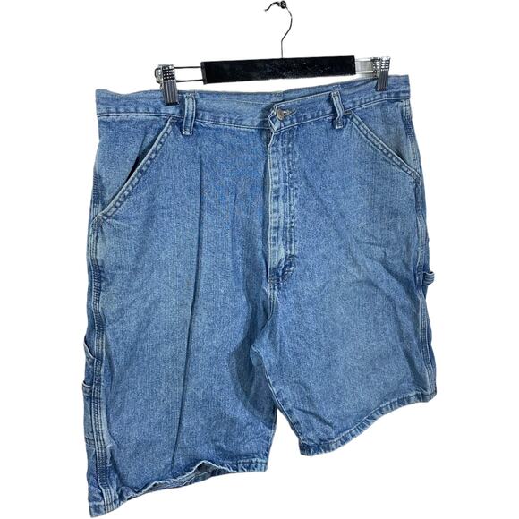 WRG Jean Co. Zip Fly Denim Carpenter Shorts - Picture 2 of 8